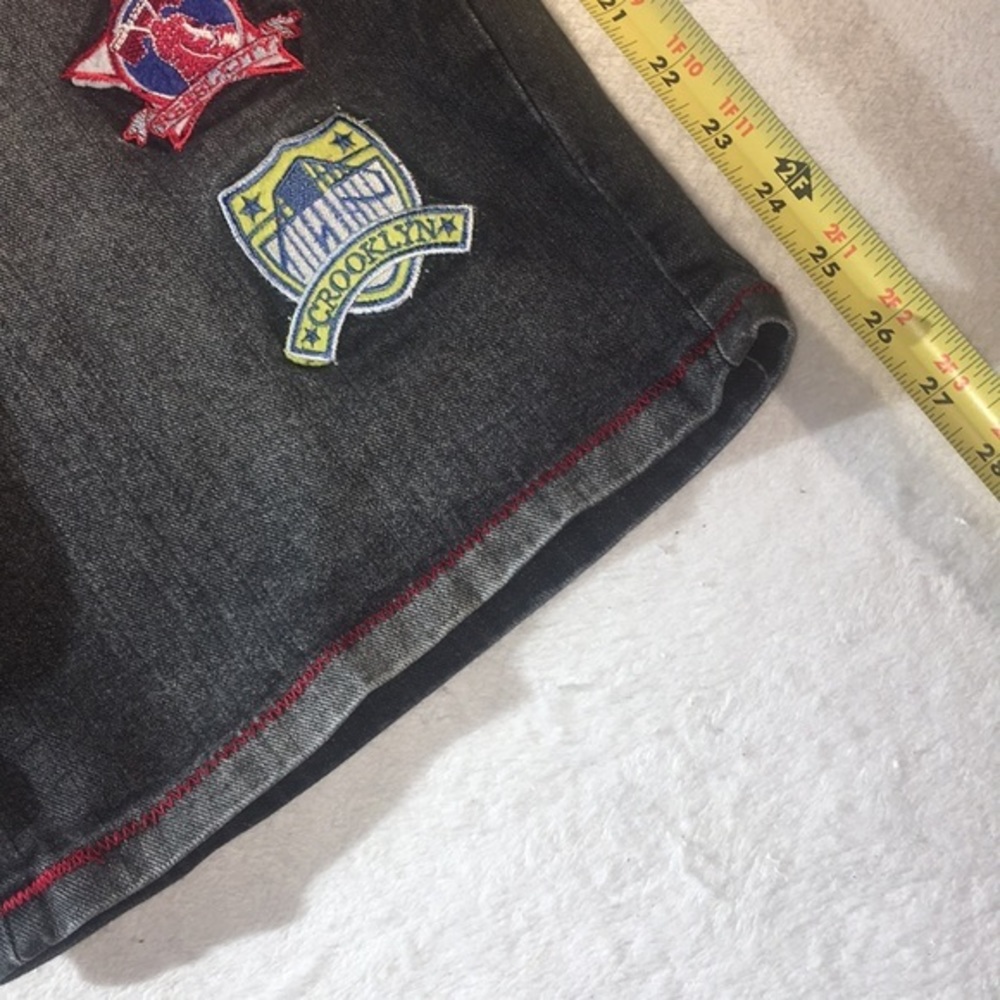 Raw Blue Patch Jean Shorts - Picture 5 of 5